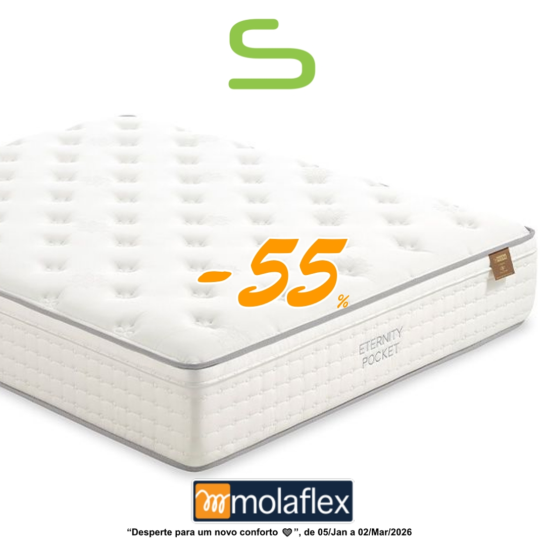 Colchão Molaflex ETERNITY Pocket (Envio Gratuito) Coleção 2025 1