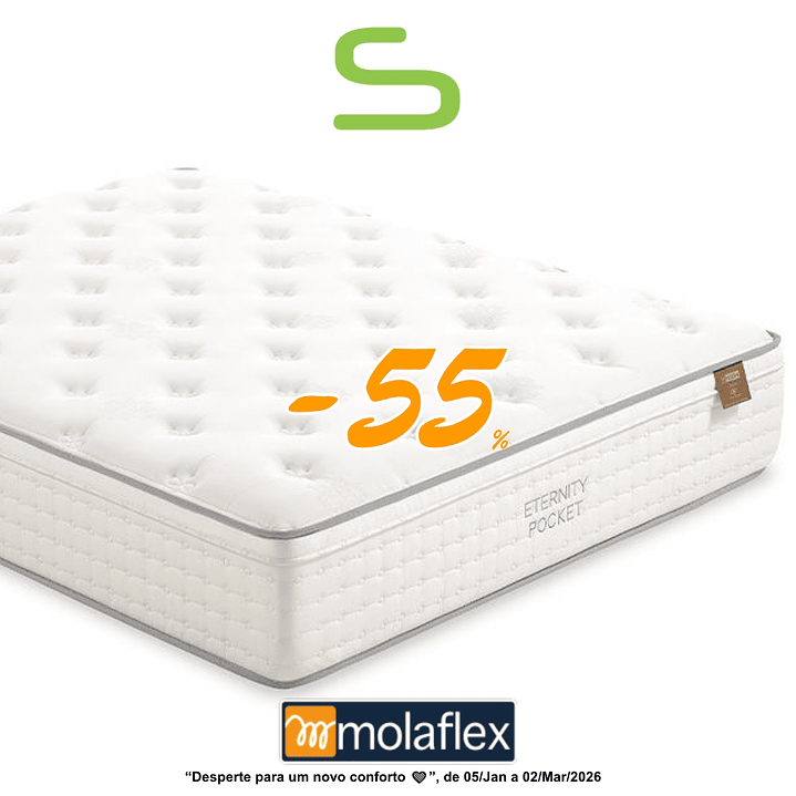 Colchão Molaflex ETERNITY Pocket (Envio Gratuito) Coleção 2025 1