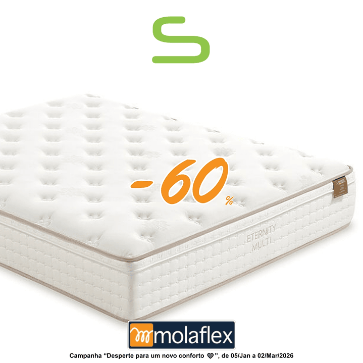 Colchão Molaflex ETERNITY Multi (Envio Gratuito) Coleção 2025 1