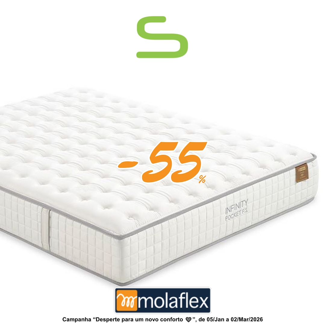 Colchão Molaflex INFINITY Pocket F.S. (Envio Gratuito) 1