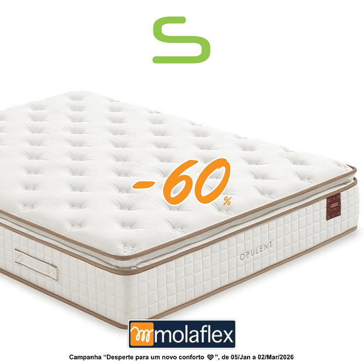 Colchão Molaflex OPULENT (Envio Gratuito) Coleção 2025 1