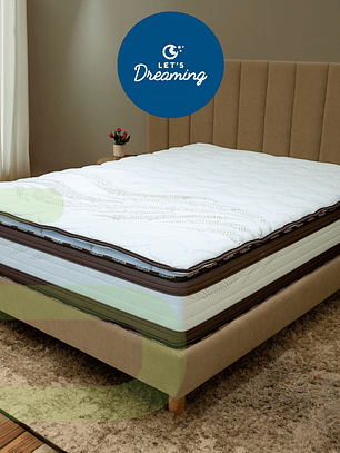 Topper / Sobre-Colchão ViscoElástico 4 cm Let´s Dreaming 