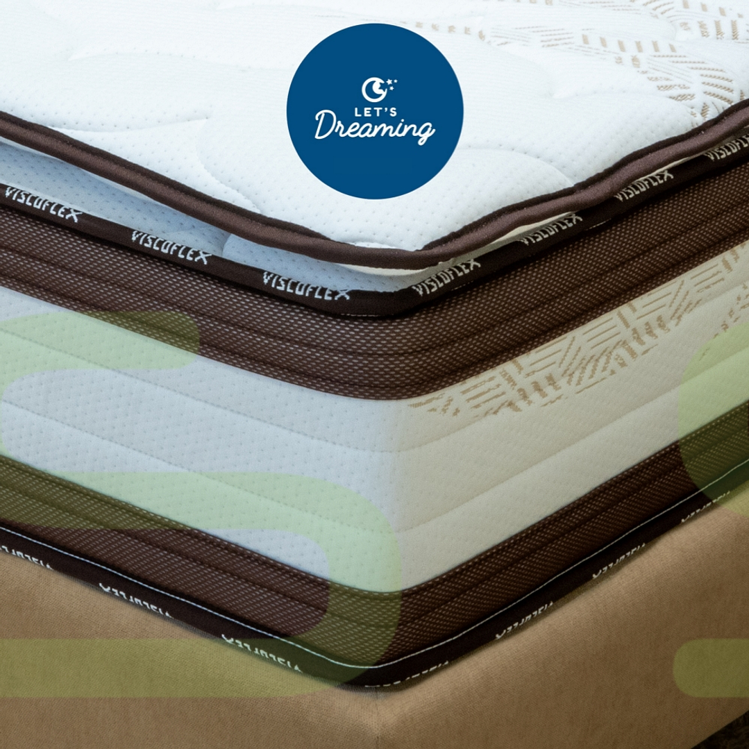 Topper / Sobre-Colchão ViscoElástico 4 cm Let´s Dreaming 