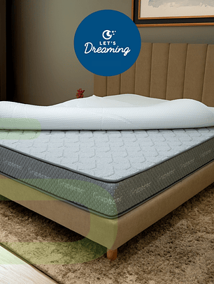 Topper / Sobre-Colchão ViscoElástico 4 cm Let´s Dreaming 
