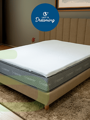 Topper / Sobre-Colchão ViscoElástico 4 cm Let´s Dreaming 