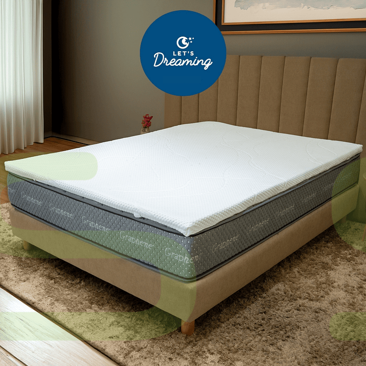 Topper / Sobre-Colchão ViscoElástico 4 cm Let´s Dreaming 