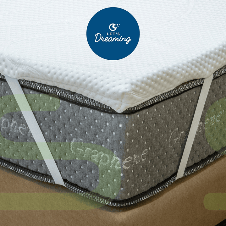 Topper / Sobre-Colchão ViscoElástico 4 cm Let´s Dreaming 