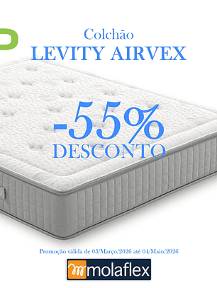 Colchão Molaflex LEVITY Airvex (ENVIO GRATUITO)