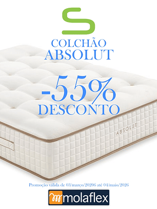 Colchão Molaflex ABSOLUT (Envio Gratuito)