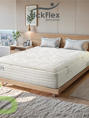 Colchão + Topper Vickflex TOP ELYSIUN Molas Ensacadas 5 Zonas (ENVIO GRATUITO)