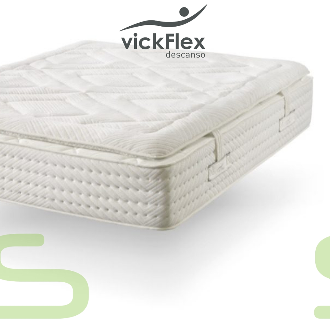 Colchão + Topper Vickflex TOP ELYSIUN Molas Ensacadas 5 Zonas (ENVIO GRATUITO) 3