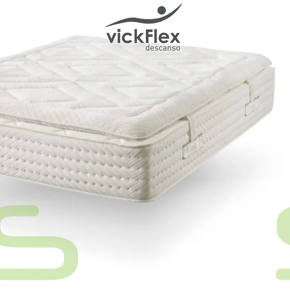 Colchão + Topper Vickflex TOP ELYSIUN Molas Ensacadas 5 Zonas (ENVIO GRATUITO) 3