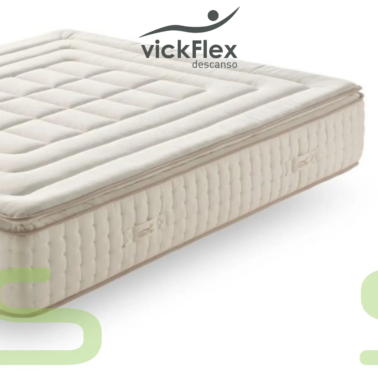 Colchão Vickflex ELEGANT Molas Ensacadas 5 Zonas (ENVIO GRATUITO) 3