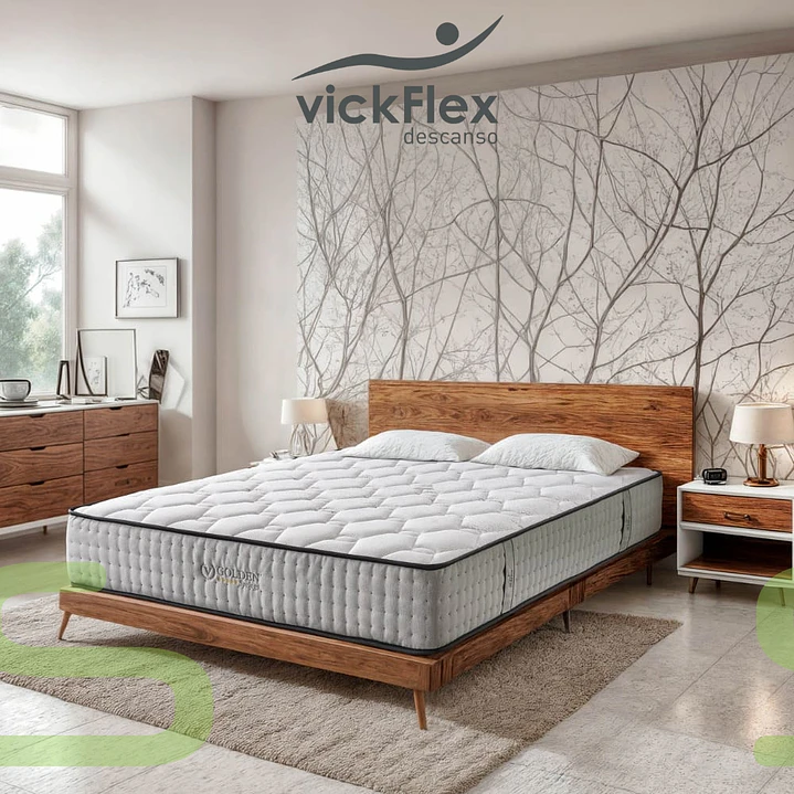 Colchão Vickflex GOLDEN Molas Ensacadas (ENVIO GRATUITO) 1