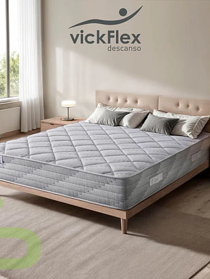 Colchão Vickflex CAIRO Molas Ensacadas (ENVIO GRATUITO)