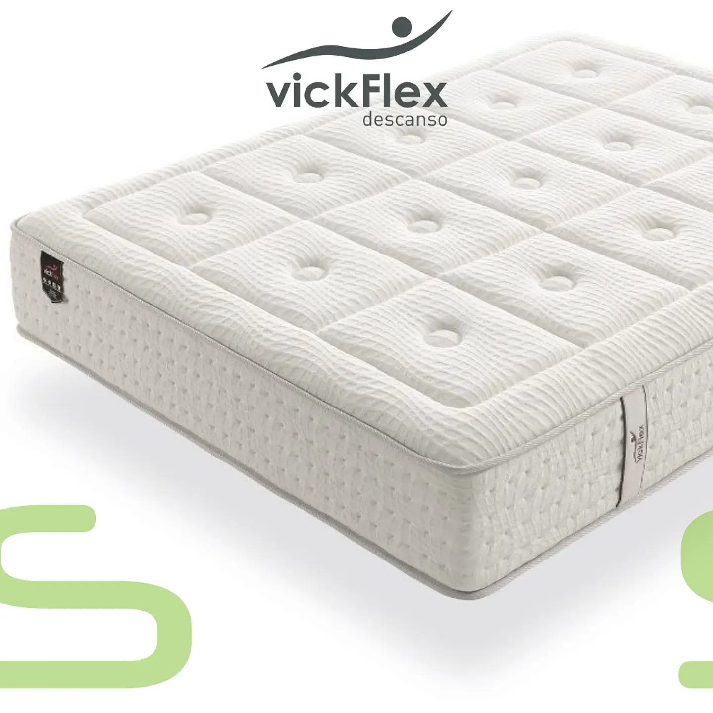 Colchão Vickflex BOGOTÁ Molas Ensacadas 5 Zonas (ENVIO GRATUITO) 3
