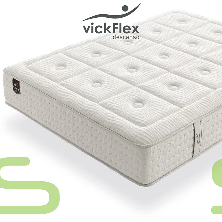Colchão Vickflex BOGOTÁ Molas Ensacadas 5 Zonas (ENVIO GRATUITO) 3