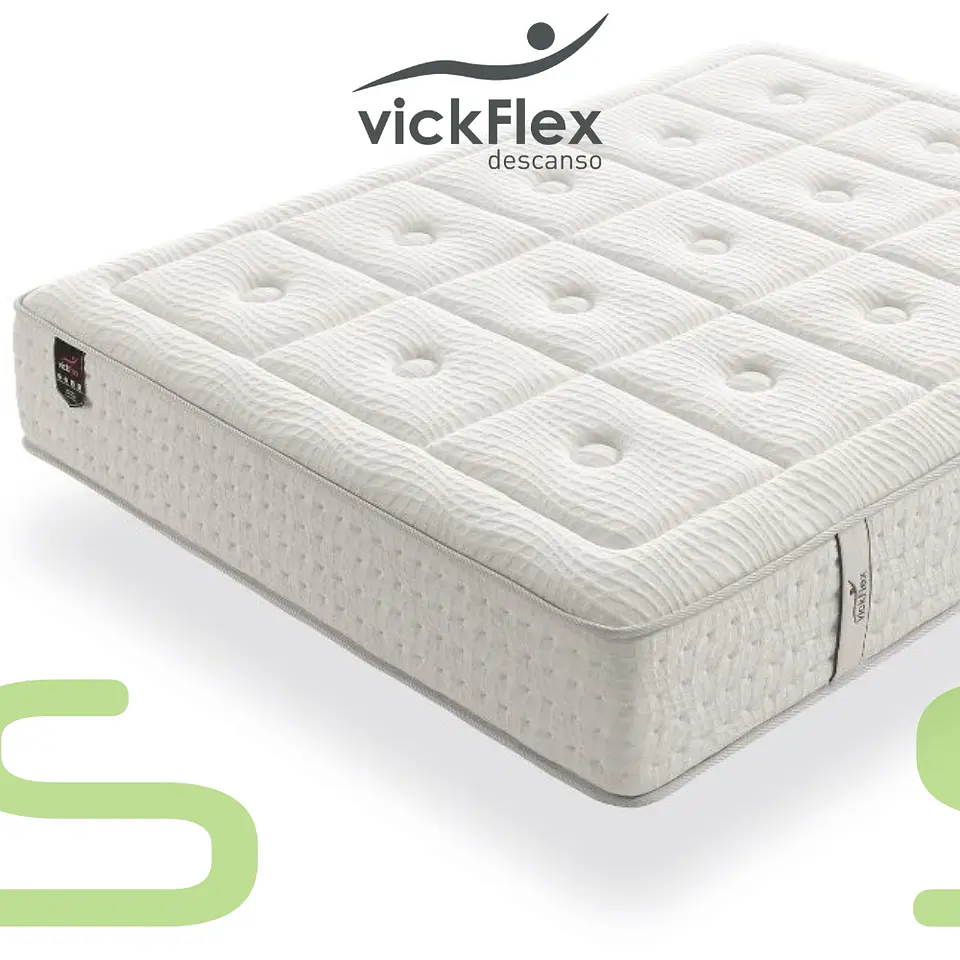 Colchão Vickflex BOGOTÁ Molas Ensacadas 5 Zonas (ENVIO GRATUITO) 3