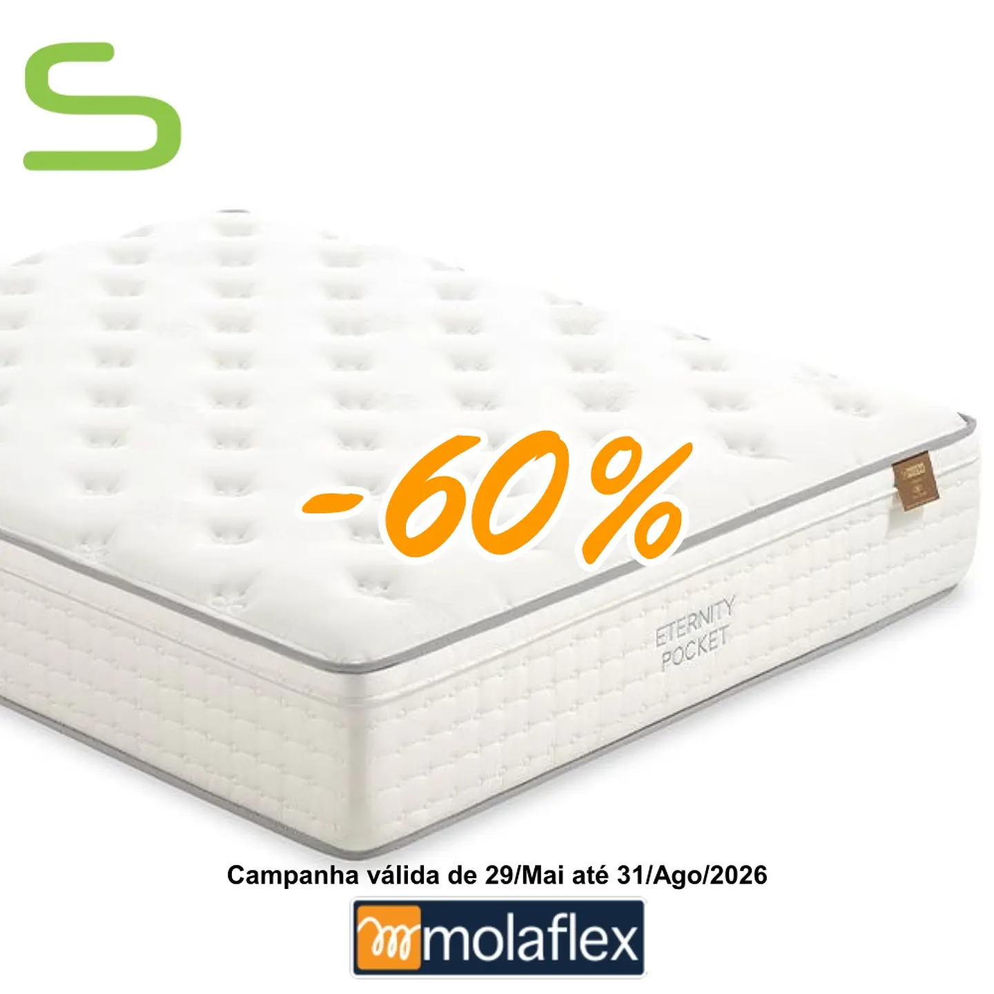 Colchão Molaflex ETERNITY Pocket (Envio Gratuito) 1
