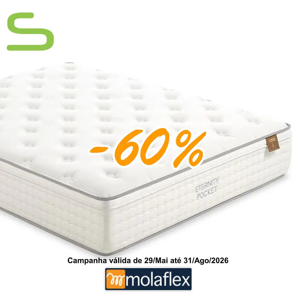 Colchão Molaflex ETERNITY Pocket (Envio Gratuito) 1