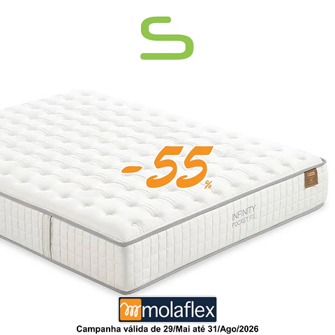 Colchão Molaflex INFINITY Pocket F.S. (Envio Gratuito)
