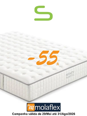 Colchão Molaflex INFINITY Pocket F.S. (Envio Gratuito)