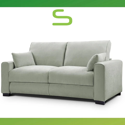 Sofá-Cama Italiana c/certificado CATAS Made in Italy mod. "naomicam" Tecido Vettore - Entrega Gratuita