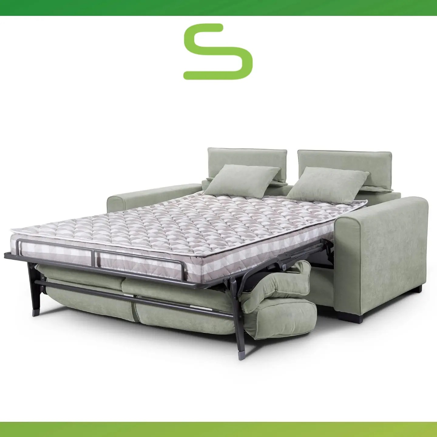 Sofá-Cama Italiana c/certificado Catas Made in Italy mod. 