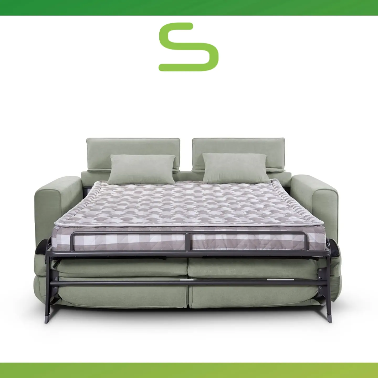 Sofá-Cama Italiana c/certificado Catas Made in Italy mod. 