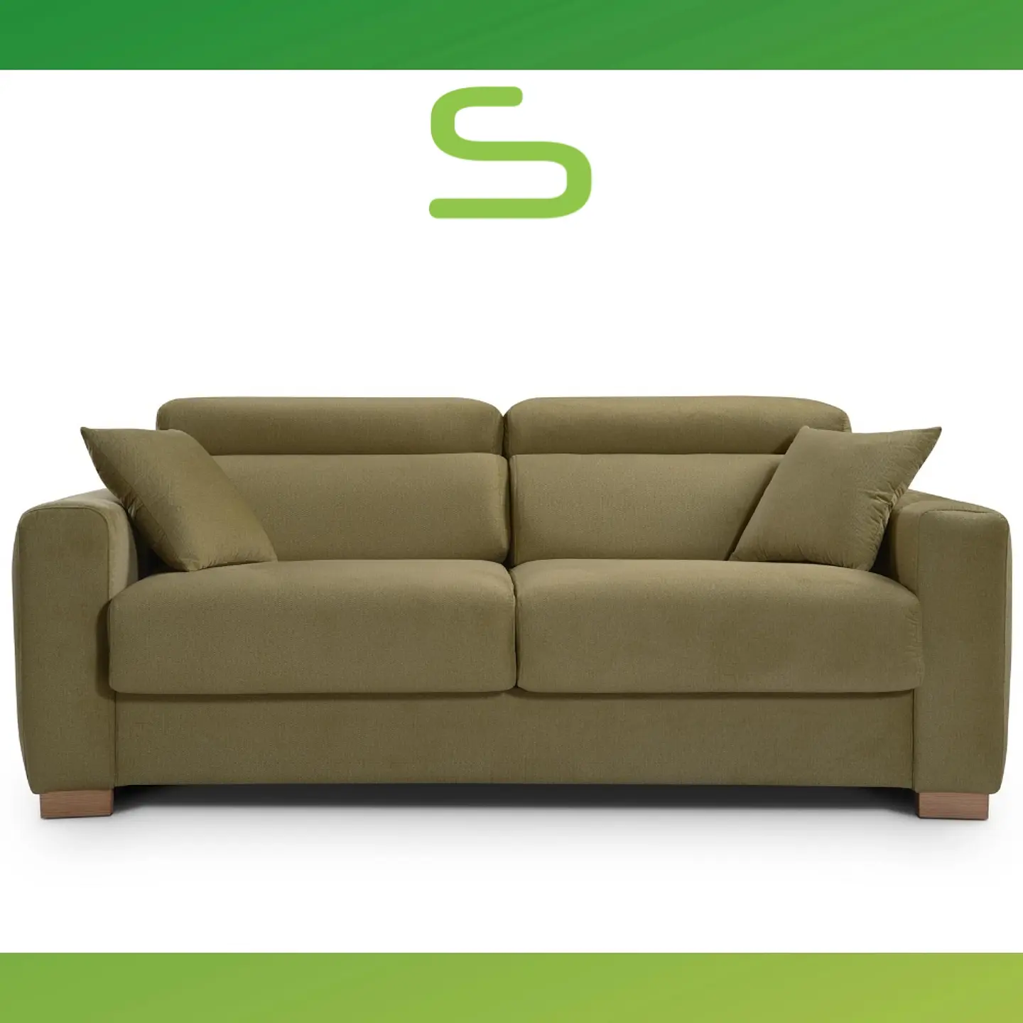 Sofá-Cama Italiana c/certificado Catas Made in Italy mod. 