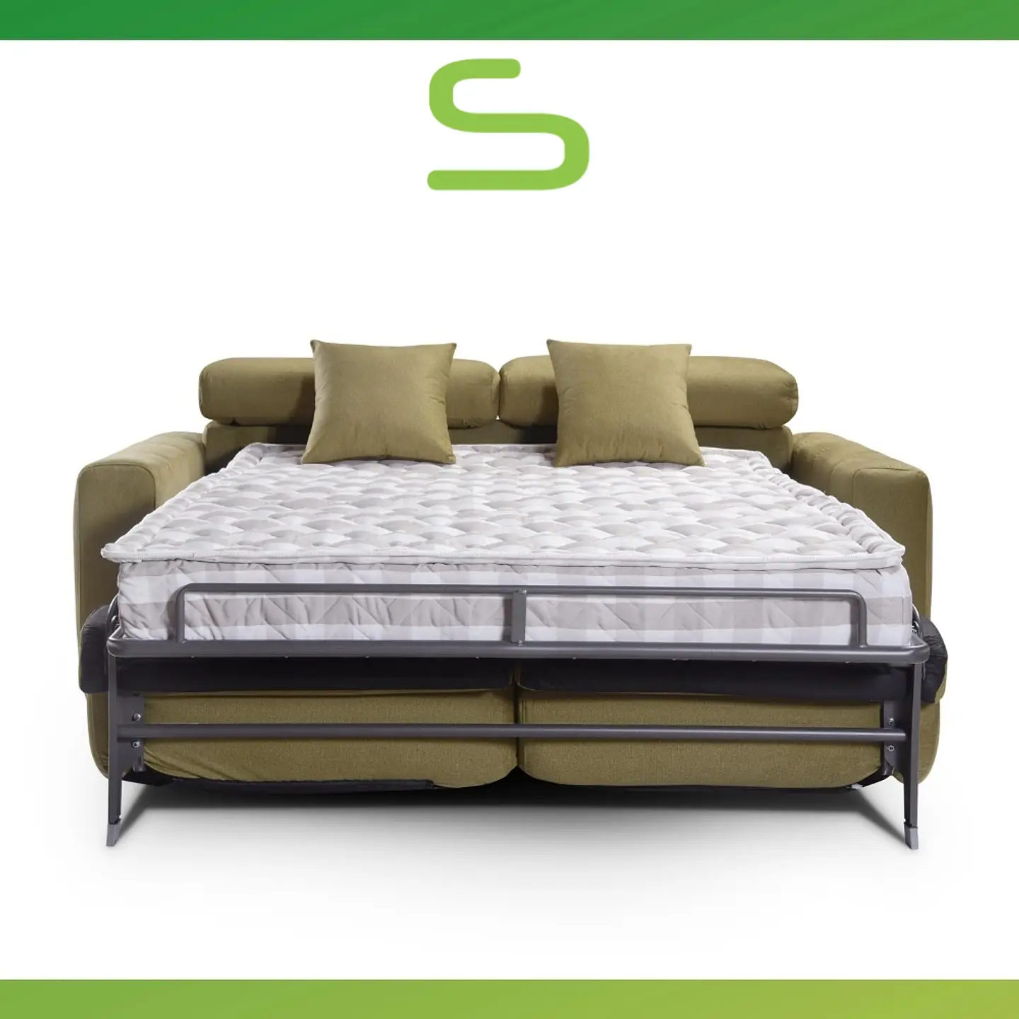 Sofá-Cama Italiana c/certificado Catas Made in Italy mod. 