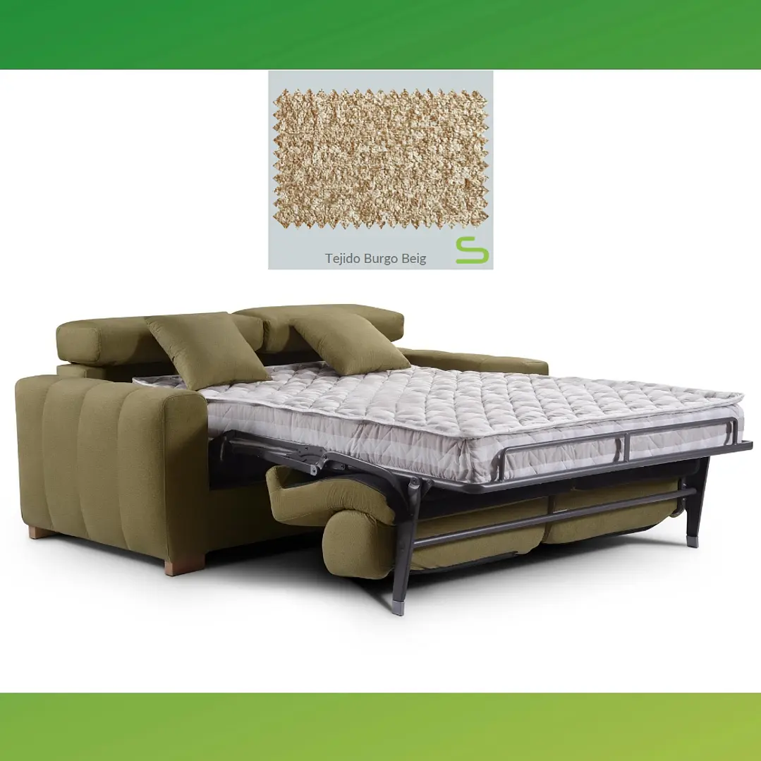 Sofá-Cama Italiana c/certificado CATAS Made in Italy mod. 