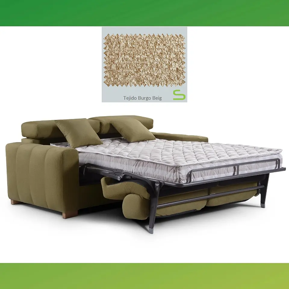 Sofá-Cama Italiana c/certificado Catas Made in Italy mod. 