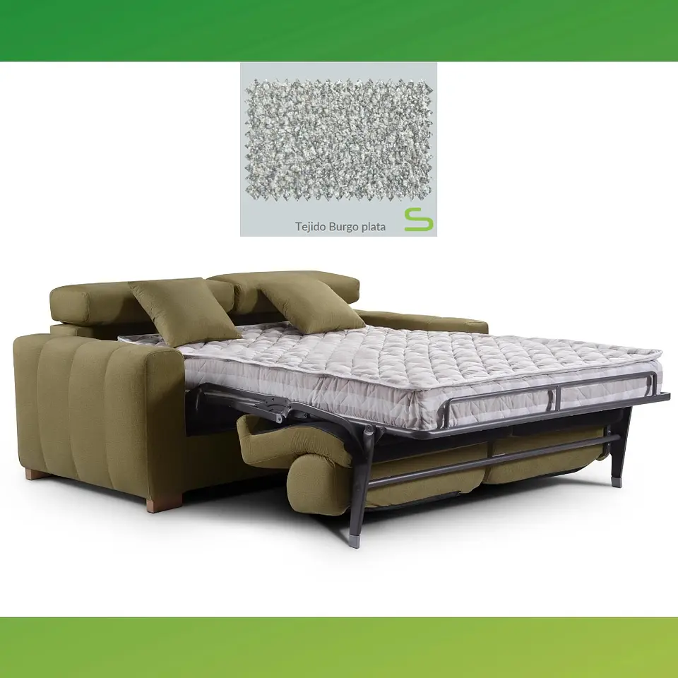 Sofá-Cama Italiana c/certificado Catas Made in Italy mod. 