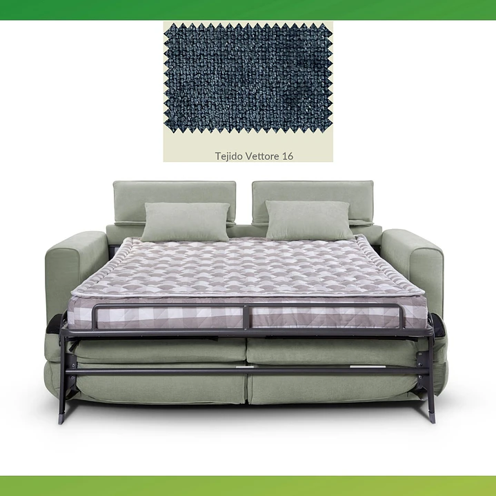 Sofá-Cama Italiana c/certificado CATAS Made in Italy mod. 