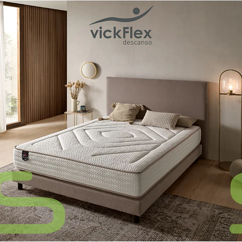Colchão Vickflex SIROKO Molas Ensacadas 5 Zonas (ENVIO GRATUITO)