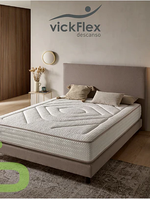Colchão Vickflex SIROKO Molas Ensacadas 5 Zonas (ENVIO GRATUITO)