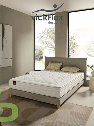 Colchão Vickflex INFINITI Molas Ensacadas 5 Zonas (ENVIO GRATUITO)