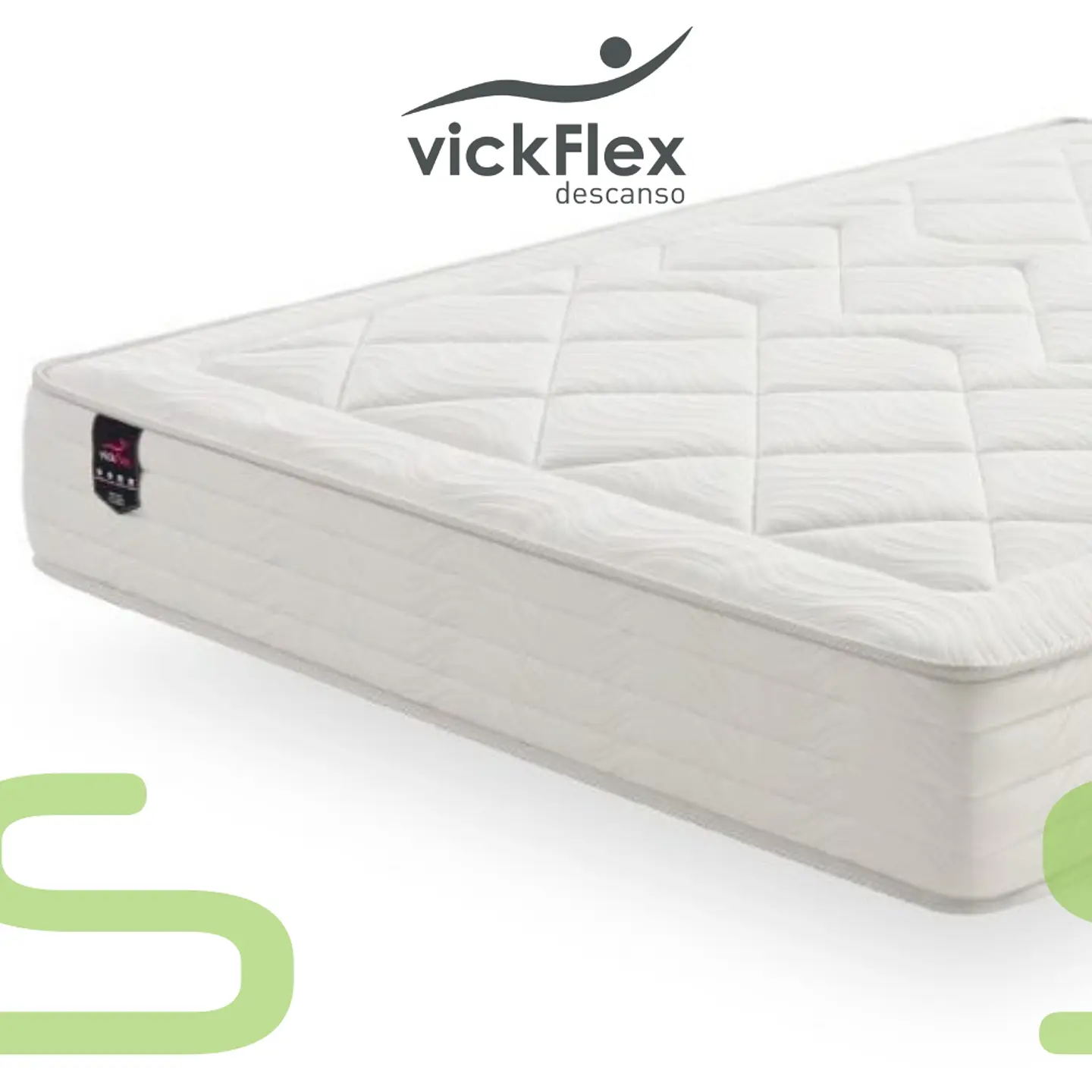 Colchão Vickflex INFINITI Molas Ensacadas 5 Zonas (ENVIO GRATUITO) 3