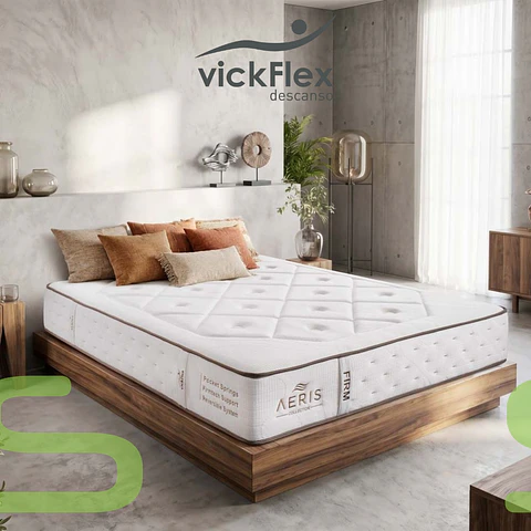 Colchão Vickflex AERIS FIRM Molas Ensacadas (ENVIO GRATUITO)