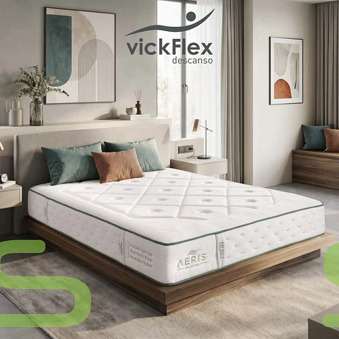 Colchão Vickflex AERIS ELEGANCE Molas Ensacadas (ENVIO GRATUITO)