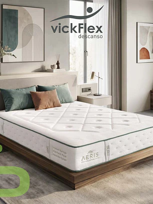 Colchão Vickflex AERIS ELEGANCE Molas Ensacadas (ENVIO GRATUITO)