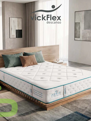 Colchão Vickflex AERIS CLOUD Molas Ensacadas (ENVIO GRATUITO)