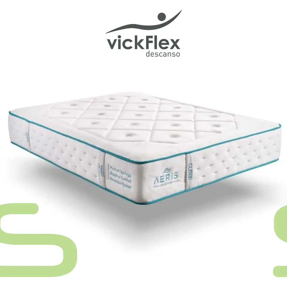 Colchão Vickflex AERIS CLOUD Molas Ensacadas (ENVIO GRATUITO) 3