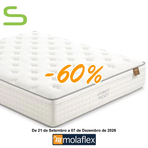 Colchão Molaflex ETERNITY Pocket (Envio Gratuito)