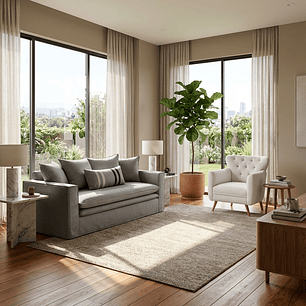 Sofá Venecia Doble Capa Enfundado