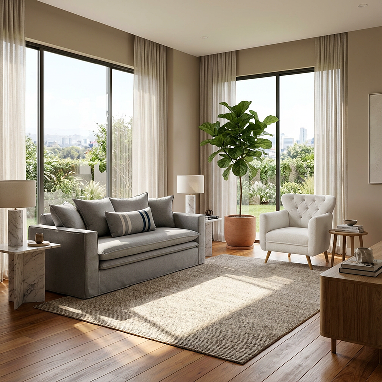 Sofá Venecia Doble Capa Enfundado 1