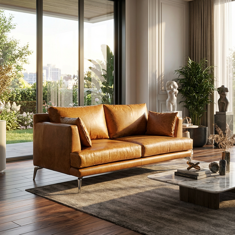 Sofá Venecia Cuero 2