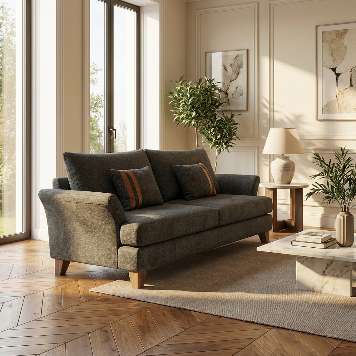 Sofá Edifika Tapizado en Bouclé 1