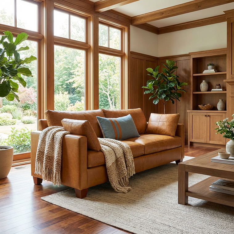 Sofa Cama en Cuero 5